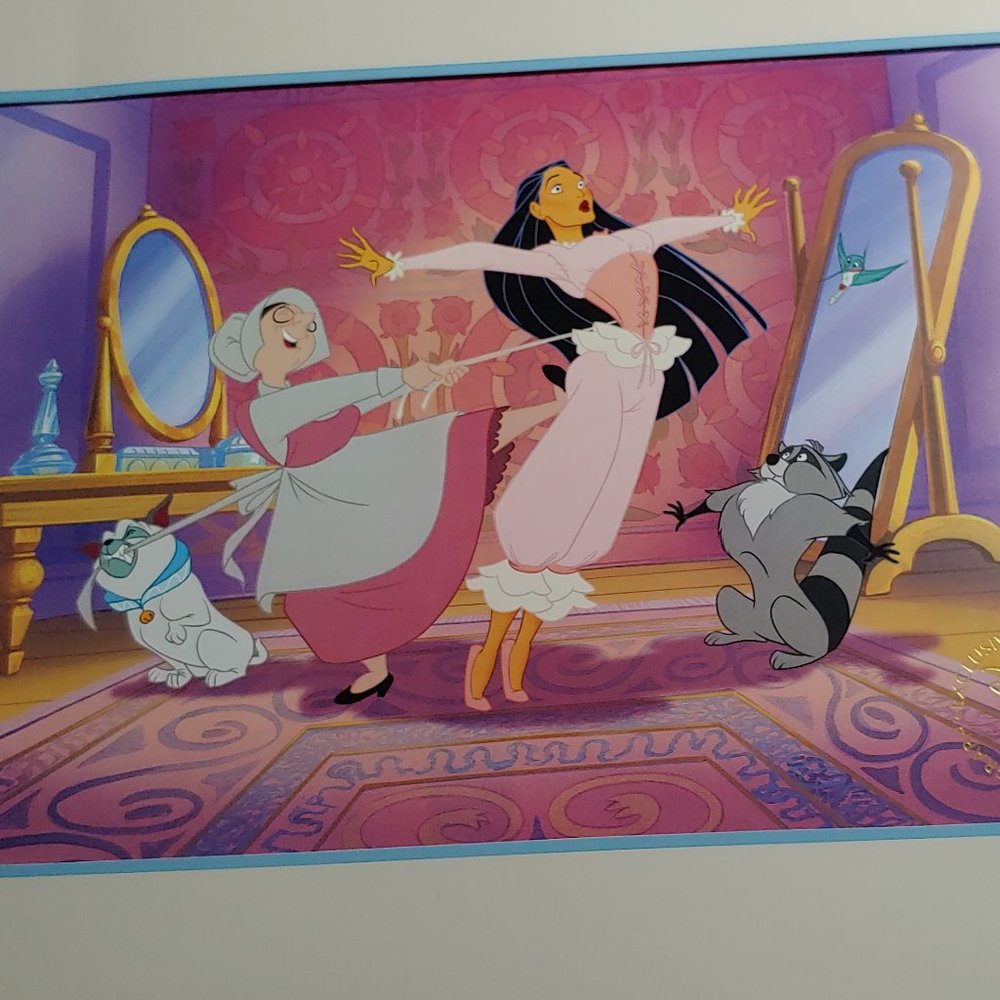 Disney Lithograph - Pocahontas 1995